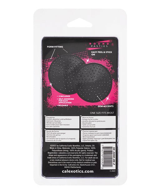 Radiance Round Pasties - Black O/s | Shop Lowest Prices at Funlove.com