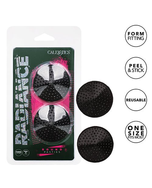 Radiance Round Pasties - Black O/s | Shop Lowest Prices at Funlove.com