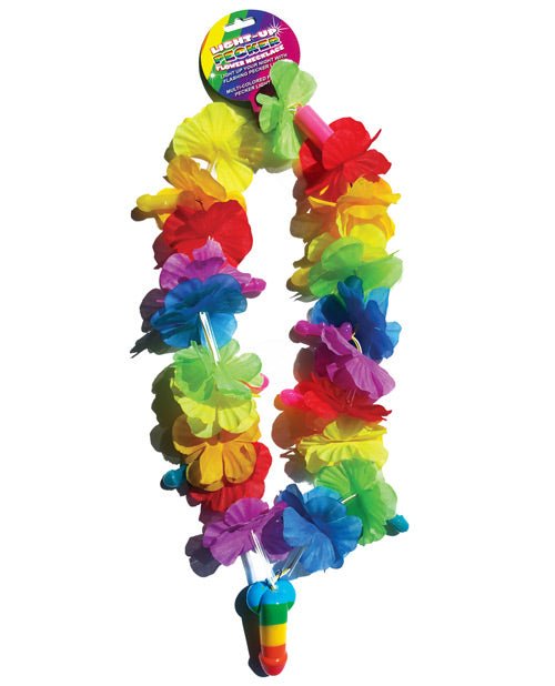 Rainbow Light Up Flower Pecker Necklace | Shop Lowest Prices at Funlove.com