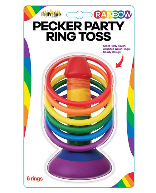 Rainbow Pecker Party Ring Toss | Shop Lowest Prices at Funlove.com
