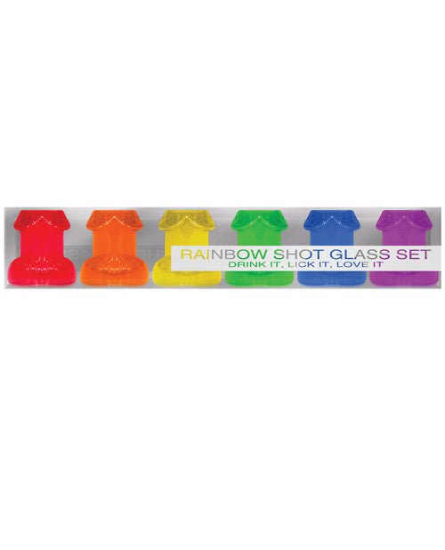 Rainbow Shot Glass Set | Shop Lowest Prices at Funlove.com