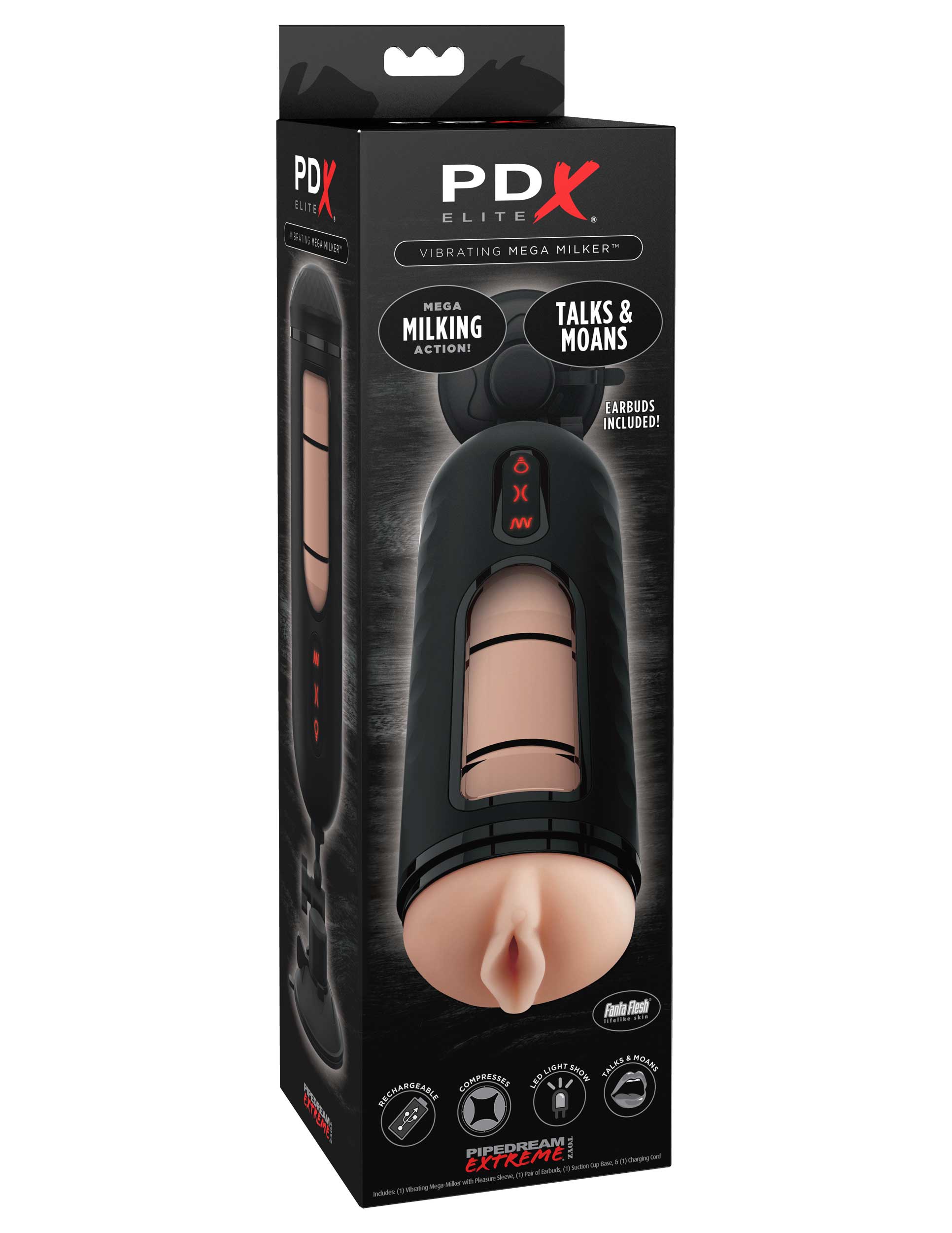 Pdx Elite Vibrating Mega Milker Stroker