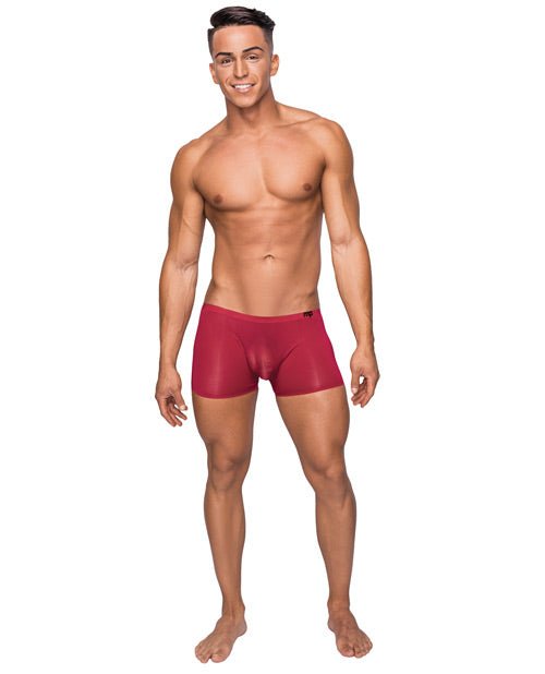 Seamless Sleek Short W/sheer Pouch | Shop Lowest Prices at Funlove.com