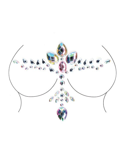 Shots Bliss Dazzling Cleavage Bling Sticker O/s | Shop Lowest Prices at Funlove.com