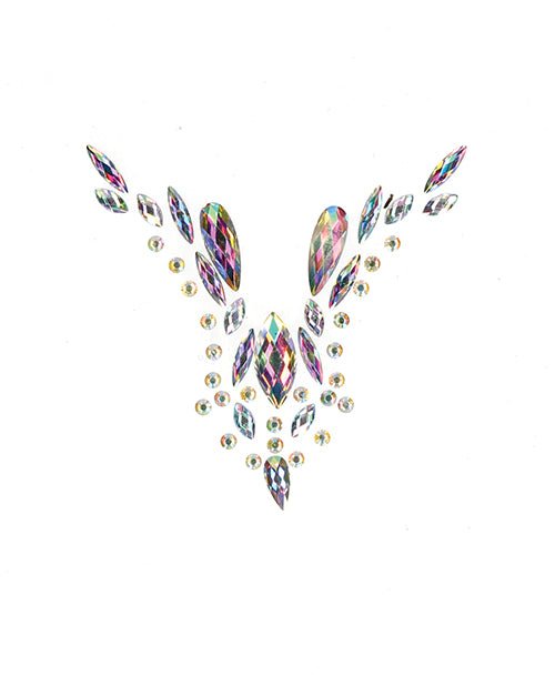 Shots Bliss Dazzling V Cleavage Bling Sticker O/s | Shop Lowest Prices at Funlove.com