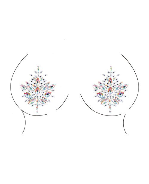 Shots Bliss Open Cup Strappy Teddy W/jewelry Pasties Multi O/s | Shop Lowest Prices at Funlove.com