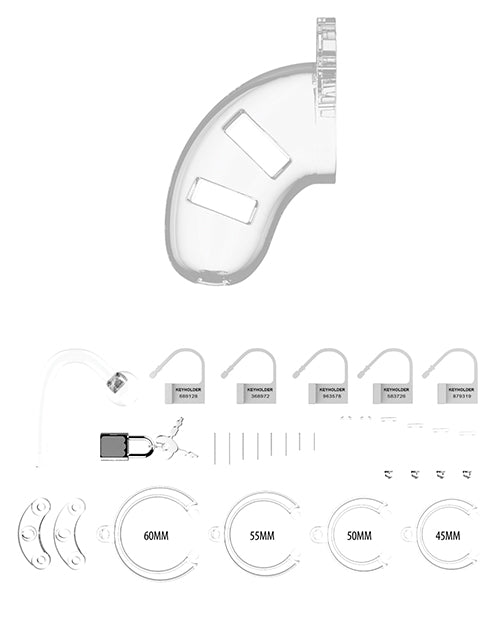 Shots Man Cage Chastity 3.5" Cock Cage W/plug Model 10 | Shop Lowest Prices at Funlove.com