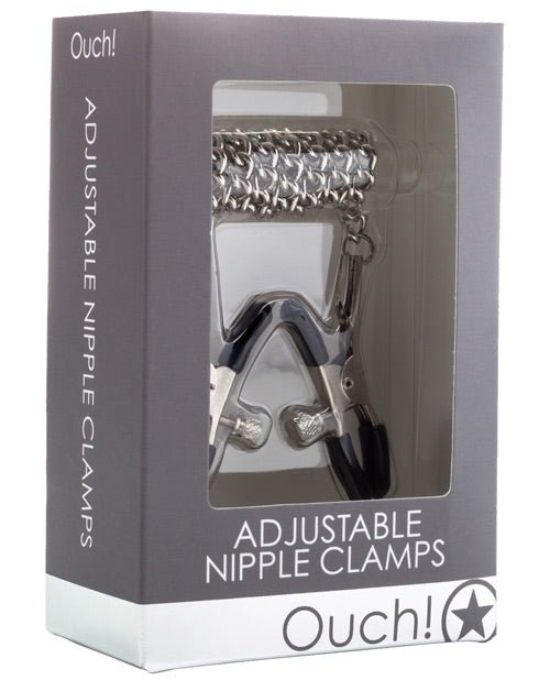 Shots Ouch Adjustable Nipple Clamps W/chain | Shop Lowest Prices at Funlove.com