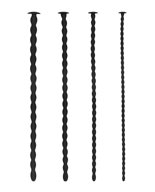 Shots Ouch Advanced Urethral Sounding Silicone Spiral Plug Set | Shop Lowest Prices at Funlove.com