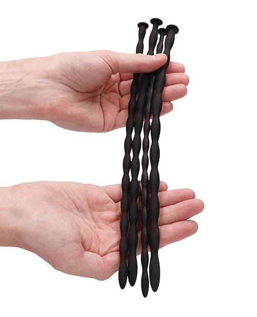 Shots Ouch Advanced Urethral Sounding Silicone Spiral Plug Set | Shop Lowest Prices at Funlove.com