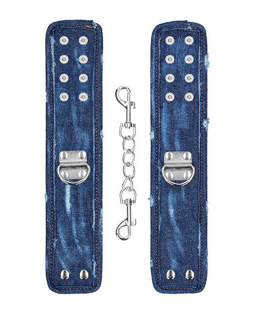 Shots Ouch Demin Handcuffs | Shop Lowest Prices at Funlove.com