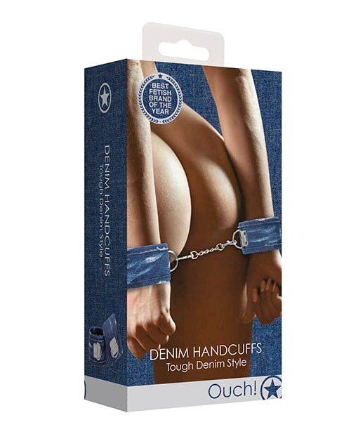 Shots Ouch Demin Handcuffs | Shop Lowest Prices at Funlove.com