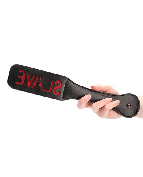Shots Ouch Slave Paddle - Black | Shop Lowest Prices at Funlove.com