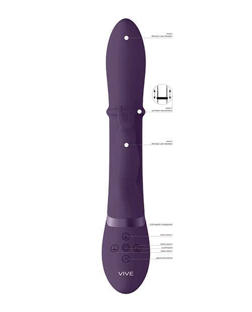 Shots Vive Halo Up & Down Ring G - spot Rabbit | Shop Lowest Prices at Funlove.com