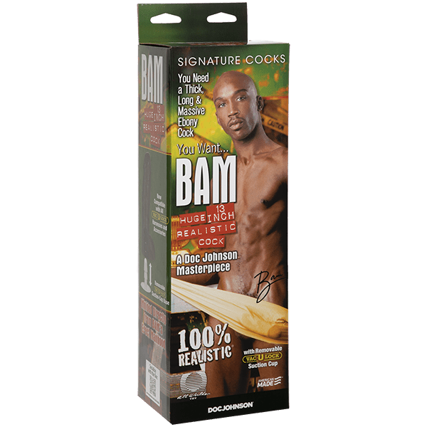 Signature Cocks - BAM Huge 13" Realistic Cock | Shop Lowest Prices at Funlove.com
