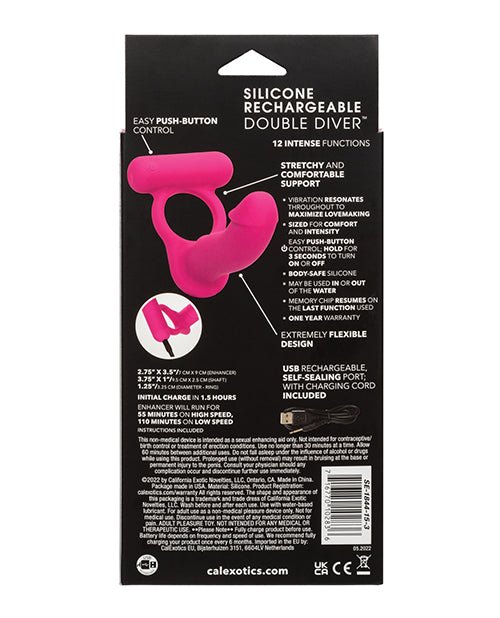 Silicone Rechargeable Double Diver | Shop Lowest Prices at Funlove.com