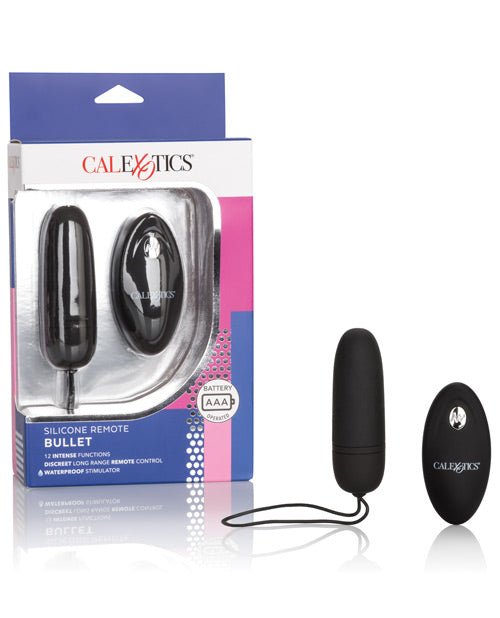 Silicone Remote Bullet - Black | Shop Lowest Prices at Funlove.com