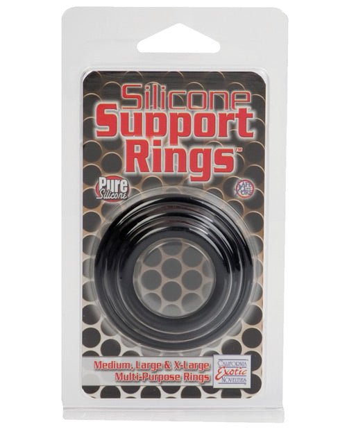 Silicone Support Rings - Black | Shop Lowest Prices at Funlove.com