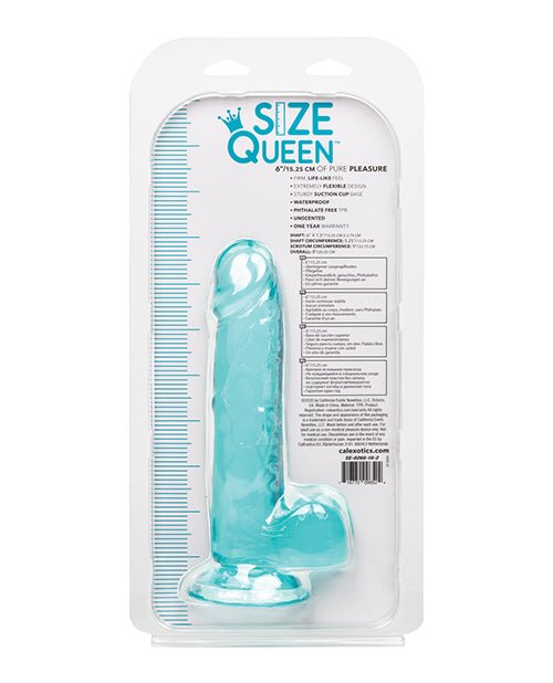 Size Queen 6" Dildo - Blue | Shop Lowest Prices at Funlove.com