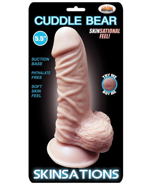 Skinsations Cuddle Bear 5.5" Dildo | Shop Lowest Prices at Funlove.com