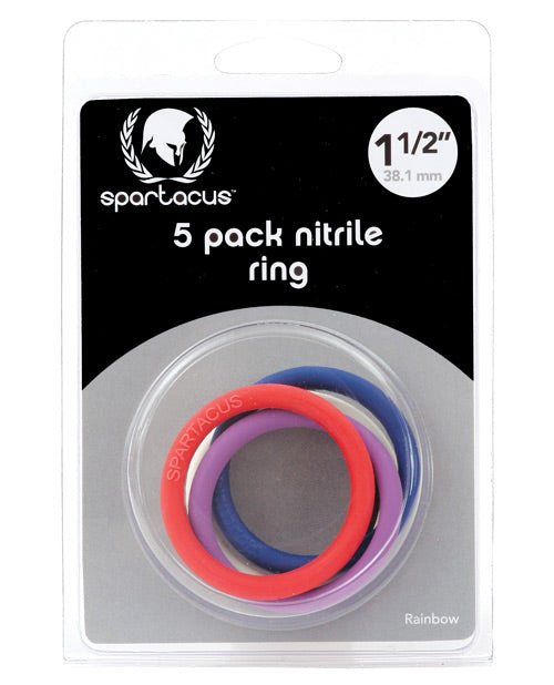 Spartacus 1.5" Nitrile Cock Ring Set | Shop Lowest Prices at Funlove.com