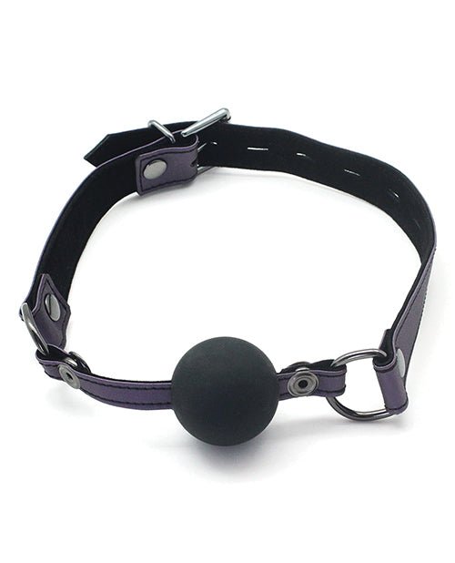 Spartacus Galaxy Legend Silicone Ball Gag - Purple | Shop Lowest Prices at Funlove.com