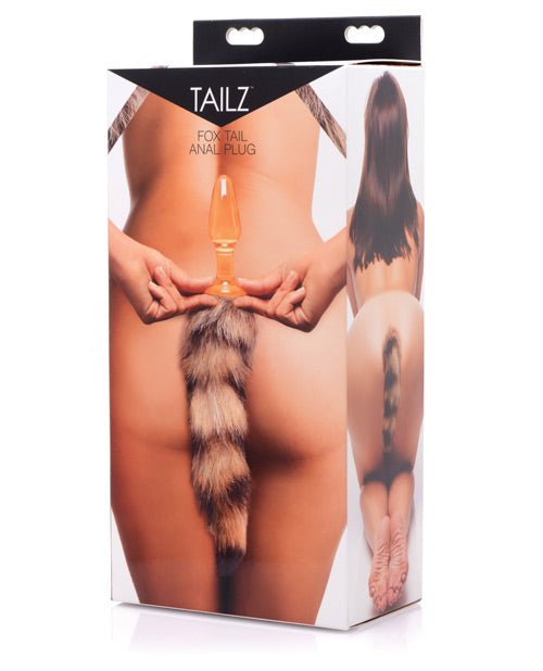Tailz Fox Tail Glass Anal Plug | Shop Lowest Prices at Funlove.com
