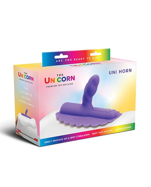 The Cowgirl Unicorn Uni Horn Silicone Attachment - Purple | Shop Lowest Prices at Funlove.com