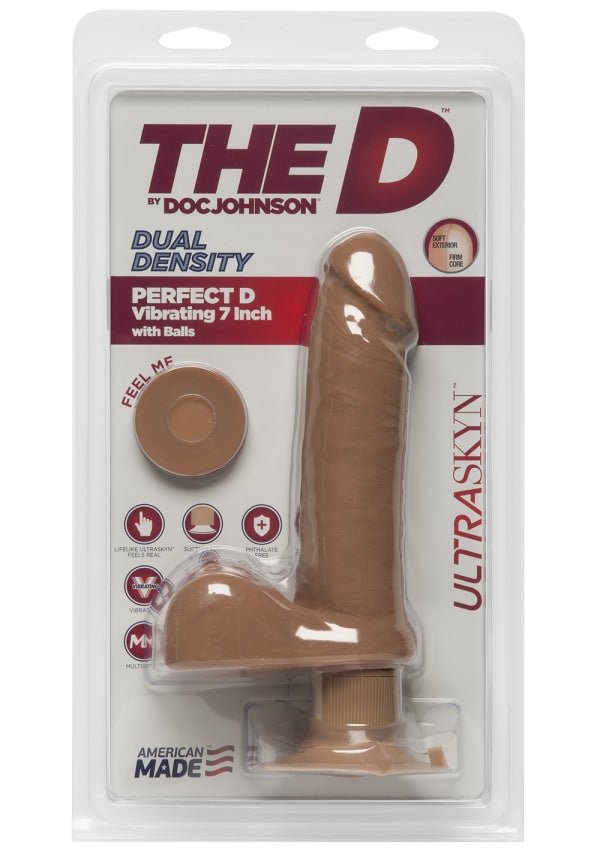 The D 7" Perfect D Vibrating w/ Balls | Shop Lowest Prices at Funlove.com