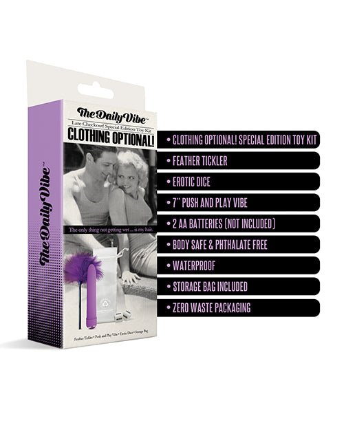 The Daily Vibe Clothing Is Optional Kit | Shop Lowest Prices at Funlove.com