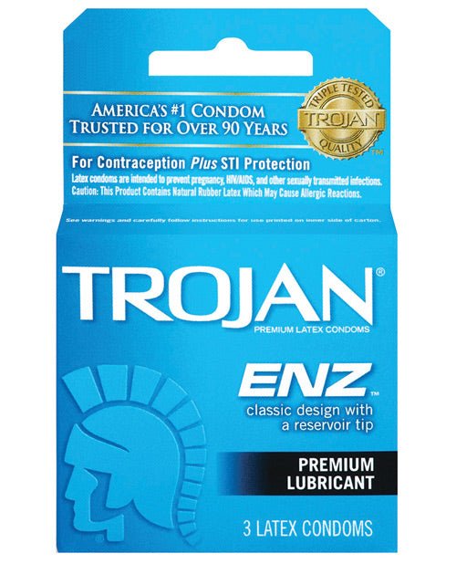 Trojan Enz Lubricated Condoms | Shop Lowest Prices at Funlove.com