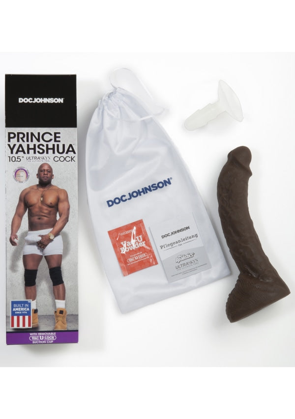 Prince Yahshua Ultraskyn 10.5" Cock  - Chocolate