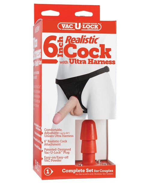 Ultra Harness 2 Set 3 Realistic Dong & Powder | Shop Lowest Prices at Funlove.com