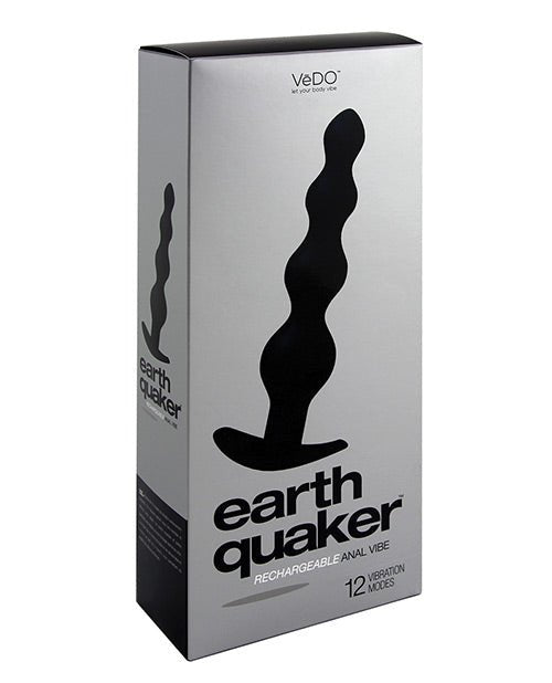 Vedo Earth Quaker Anal Vibe - Just Black | Shop Lowest Prices at Funlove.com