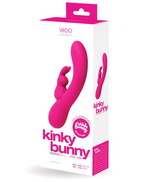 Vedo Kinky Bunny Plus Rechargeable Dual Vibe | Shop Lowest Prices at Funlove.com