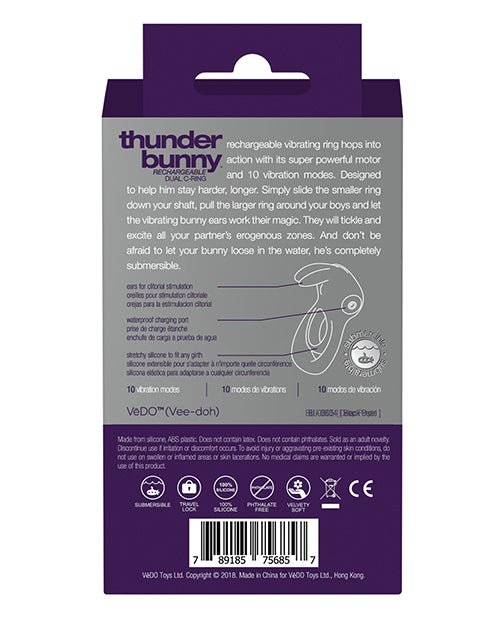 Vedo Thunder Rechargeable Dual Ring | Shop Lowest Prices at Funlove.com