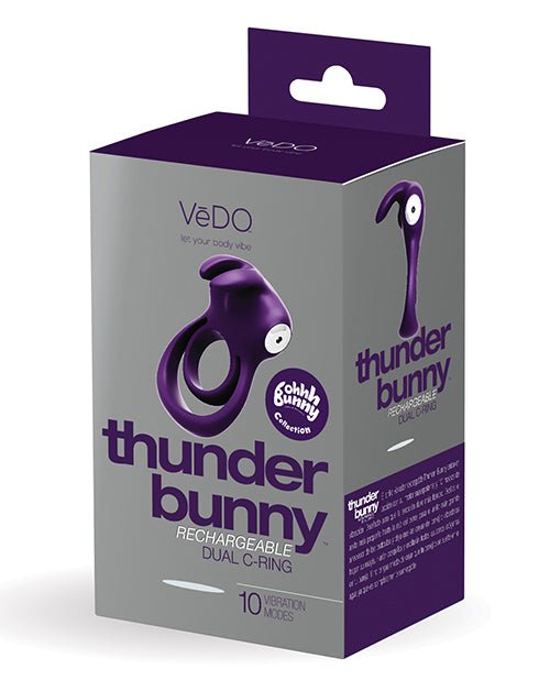 Vedo Thunder Rechargeable Dual Ring | Shop Lowest Prices at Funlove.com