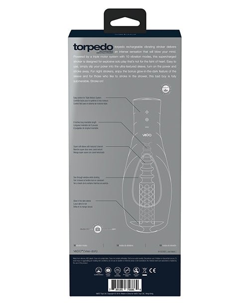Vedo Torpedo Vibrating Rechargable Stroker | Shop Lowest Prices at Funlove.com