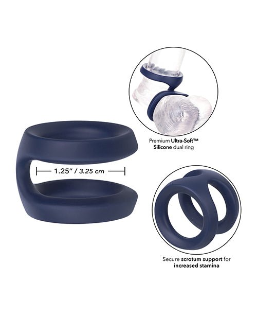 Viceroy Dual Ring - Blue | Shop Lowest Prices at Funlove.com