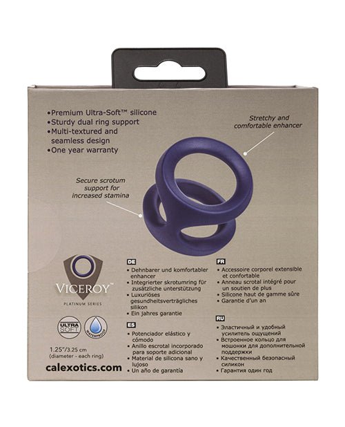 Viceroy Dual Ring - Blue | Shop Lowest Prices at Funlove.com