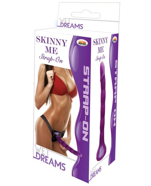 Wet Dreams Skinny Me 7" Strap On w/ Harness | Shop Lowest Prices at Funlove.com