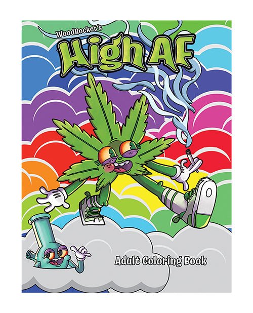 Wood Rocket High Af Coloring Book | Shop Lowest Prices at Funlove.com
