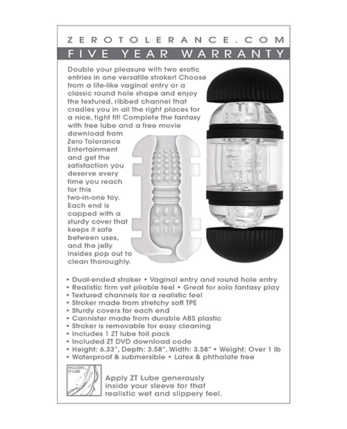 Zero Tolerance Double Decker Stroker | Shop Lowest Prices at Funlove.com